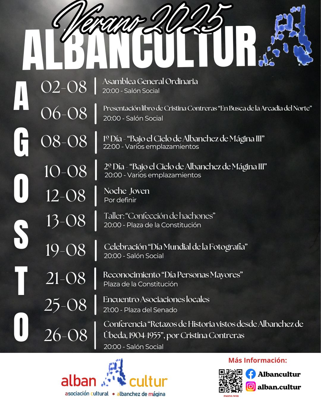 Resumen actividades del Verano Albancultur. 2025.