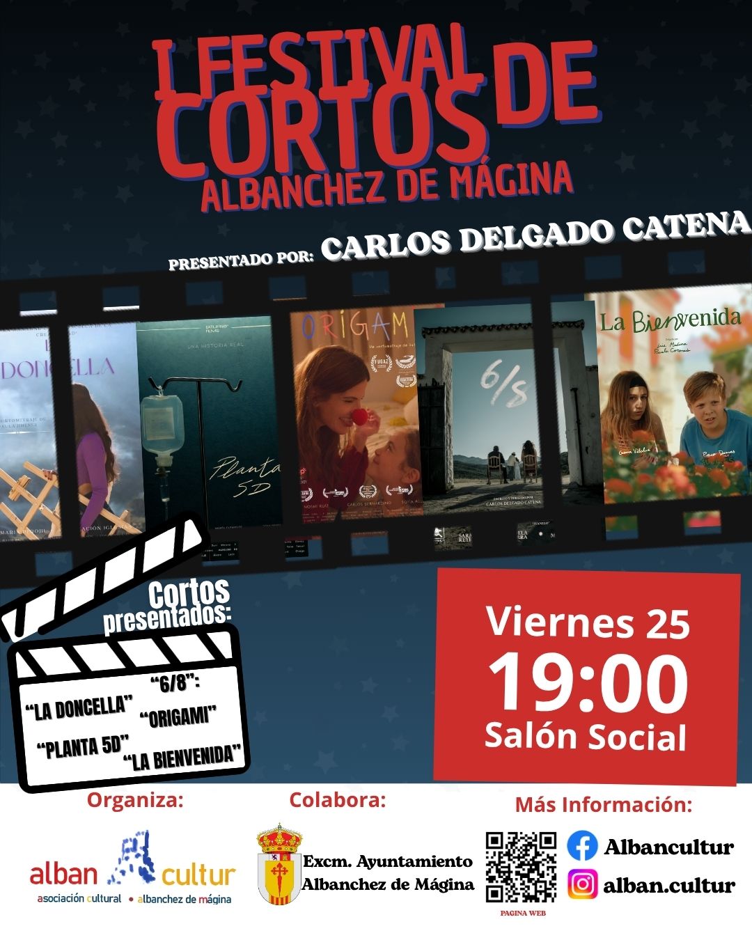 I Festival de Cortos de Albanchez de Mágina.